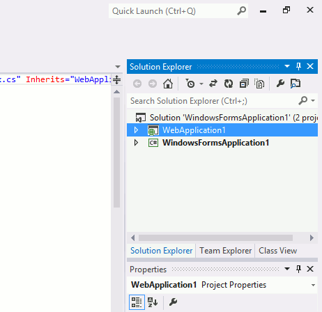 Visual Studio handles multiple projects in a solution rather poorly.