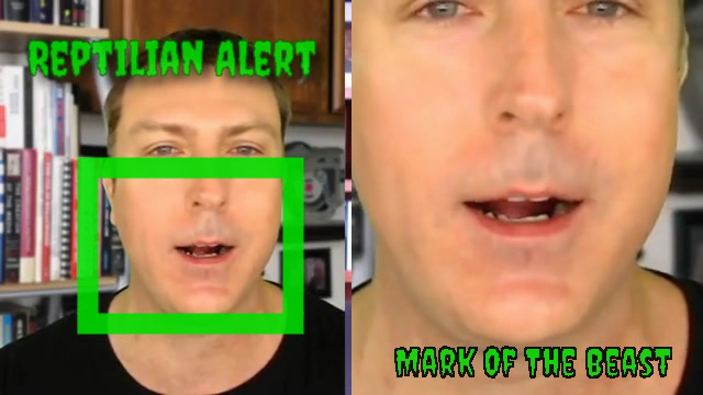 Mark Dice video showing reptilian traits
